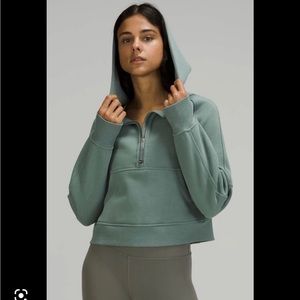 Scuba half zip tidewater teal